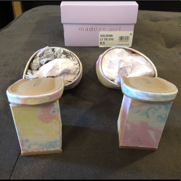 Madden Girl Tie-Dye Heel Sandals - Picture 2 of 6